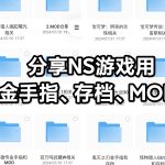 【分享】NS游戏用金手指、存档和MOD